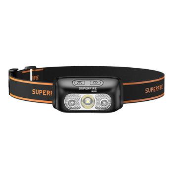 Supfire HL05-E čelovka 2W 120lm 800mAh , čierna (HL05-E)