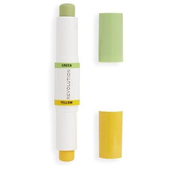 REVOLUTION Colour Correcting Stick Yellow & Green 8,6 g (5057566430791) + ZDARMA Paletka očných tieňov REVOLUTION