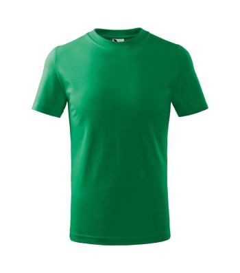 MALFINI Detské tričko Basic - Stredne zelená | 158 cm (12 rokov)