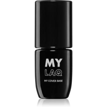 MYLAQ My Base Cover Base podkladový lak pre gélové nechty odtieň Shining Pink 5 ml