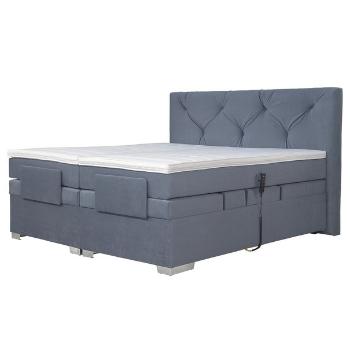 Sconto Posteľ boxspring FLORENCE sivá, 180x200 cm