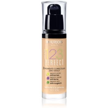 Bourjois 123 Perfect tekutý make-up pre perfektný vzhľad odtieň 51 Vanille Clair SPF 10 30 ml