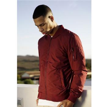 Urban Classics Light Bomber Jacket burgundy - XL