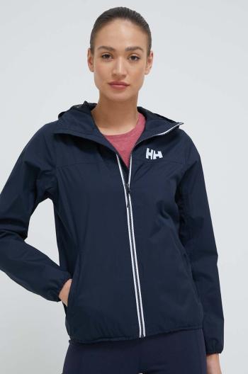 Nepremokavá bunda Helly Hansen Belfast II dámska, tmavomodrá farba