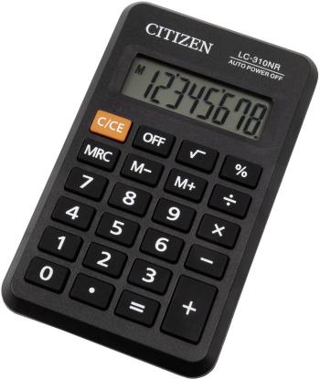 Citizen Office LC 310NR vrecková kalkulačka čierna Displej (počet miest): 8 na batérie (š x v x h) 69 x 18 x 114 mm