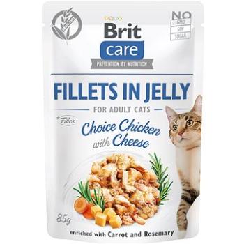Brit Care Cat Fillets in Jelly Choice Chicken with Cheese 85 g (8595602540563)