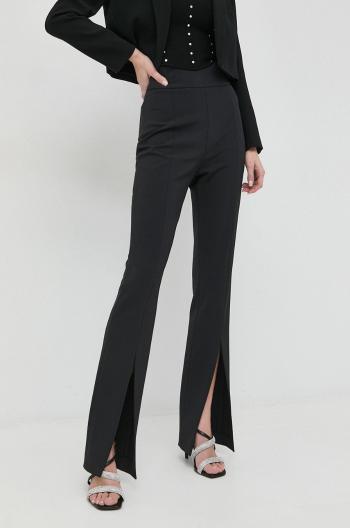Nohavice Pinko dámske, čierna farba, rovné, vysoký pás