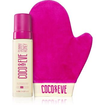 Coco & Eve Sunny Honey Ultimate Glow Kit samoopaľovacia pena s aplikačnou rukavicou Dark