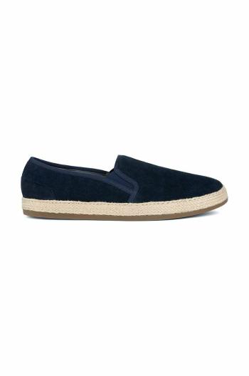 Semišové espadrilky Geox U PANTELLERIA A tmavomodrá farba, U25DWA 00020 C4064