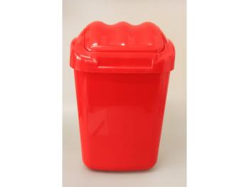 PLAFOR - Kôš na odpad FALA 30 l červený plast