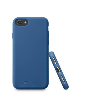 Ochranný silikonový kryt Cellularline Sensation pro Apple iPhone 6/7/8/SE (2020), modrý