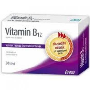 Favea VITAMÍN B-12, 30 tabliet