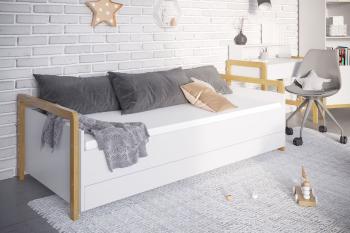 Detská posteľ Ourbaby Viktor sofa bed prírodná biela 180x80 cm