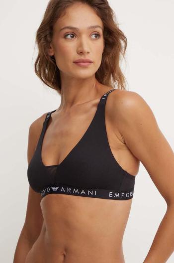 Podprsenka Emporio Armani Underwear čierna farba, jednofarebná, 164866 4F227