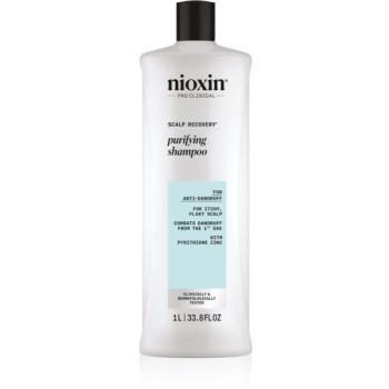 Nioxin Scalp Recovery Purifying Shampoo šampón pre rednúce vlasy bez objemu proti lupinám 1000 ml