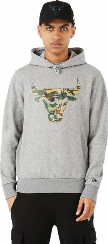 Chicago Bulls NBA Infill Team Logo Light Grey/Camo M Mikina