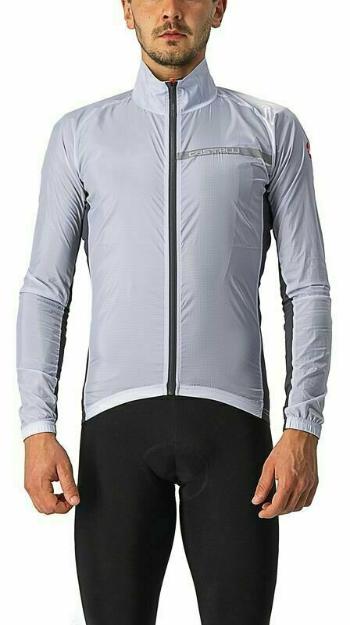 Castelli Squadra Stretch Jacket Silver Gray/Dark Gray M