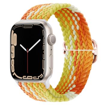 BStrap Elastic Nylon remienok na Apple Watch 42/44/45mm, fragrant orange (SAP013C45)