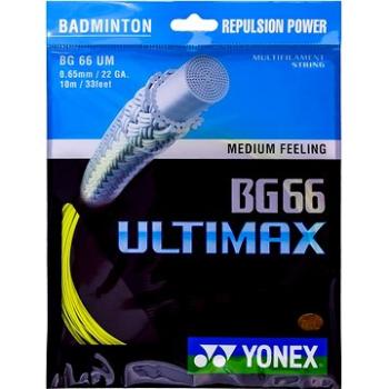 Yonex BG 66 ULTIMAX, 0,65 mm, 10 m, YELLOW (4547656644791)