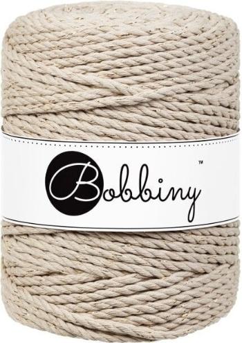 Bobbiny 3PLY Macrame Rope 5 mm 100 m Golden Beige Špagát