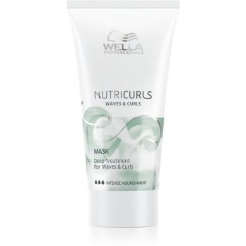 Wella Professionals Nutricurls Waves & Curls uhladzujúca maska pre vlnité a kučeravé vlasy 30 ml