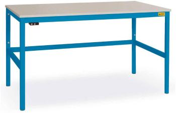 Manuflex LC1928.5012 ESD pracovný stôl CANTOLAB Standard s melamínovou doskou, ŠxHxV = 2000 x 1000 x 765-785 mm  Farba: