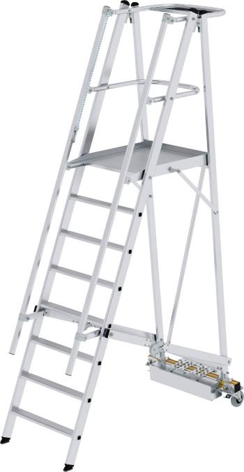 MUNK Günzburger Steigtechnik  52708 hliník rebrík s platformou Montáž pomocou nástrojov Max.prac. výška: 3.85 m