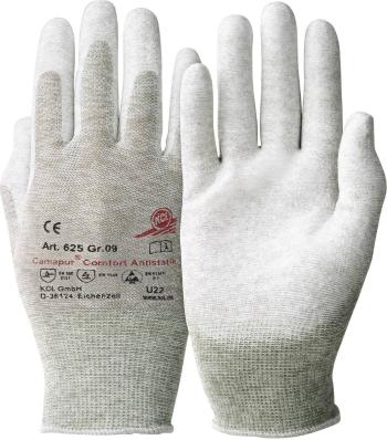 KCL Camapur Comfort Antistatik 625-7 polyamid pracovné rukavice Veľkosť rukavíc: 7, S EN 16350:2014-07 CAT II 1 pár
