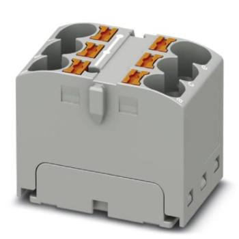 Distribučný blok PTFIX 6X4 GY Phoenix Contact Množstvo: 10 ks