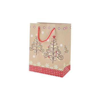 TORO Papierová vianočná darčeková taška Toro 23 x 18 x 10 cm assort