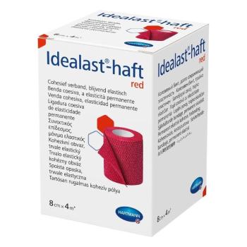 Hartmann Idealast-haft color ovínadlo červené 8 cm x 4 m