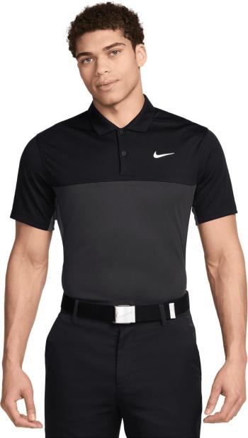 Nike Dri-Fit Victory+ Mens Black/Iron Grey/Dark Smoke Grey/White S Polo košeľa