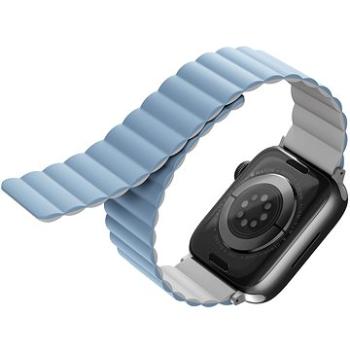 Uniq Revix Reversible Magnetic remienok na Apple Watch 49/45/44/42 mm biely/modrý (UNIQ-45MM-REVWHTBLU)