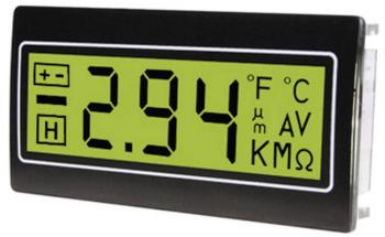 TDE Instruments DPM961-TG digitálny panelový merač Digitálny multimeter pre montáž na panel ± 200 mV