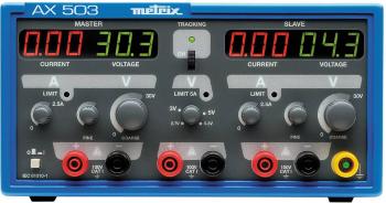 Metrix AX 503A laboratórny zdroj s nastaviteľným napätím  0 - 30 V/DC 0 - 2.5 A    Počet výstupov 3 x