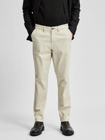 Selected Homme Miles Chino Nohavice Biela