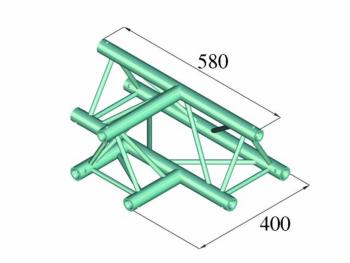 Alutruss DECOLOCK DQ3-PAT36 3-bodová rampa T-kus 90 °