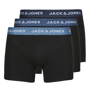 Jack & Jones  JACSOLID TRUNKS 3 PACK OP  Boxerky Čierna