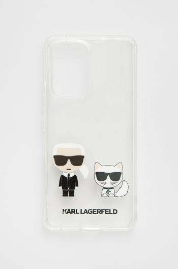 Puzdro na mobil Karl Lagerfeld A53 5g A536 priehľadná farba