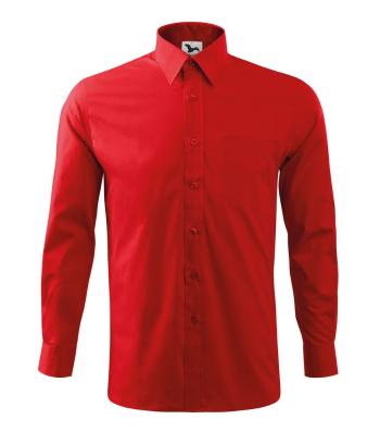 MALFINI Pánska košeľa Style Long Sleeve - Červená | L