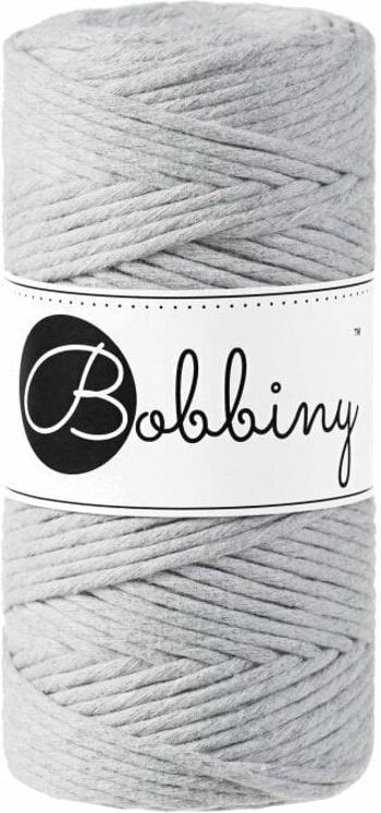 Bobbiny Macrame Cord 3 mm Light Grey