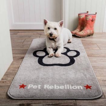 PET REBELLION BARRIER RUGS EXTRA LARGE, GREY, 57X110CM (PR-569540)