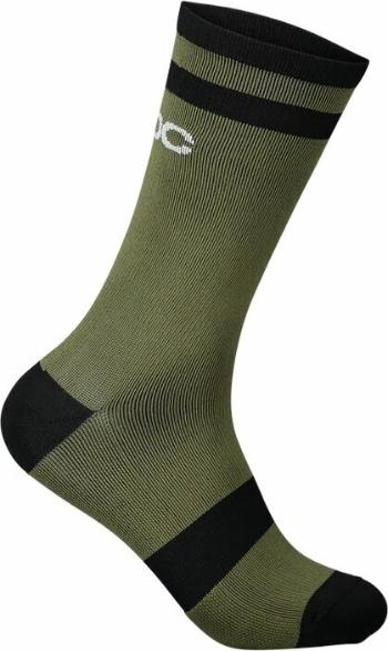 POC Lure MTB Sock Long Epidote Green/Uranium Black L