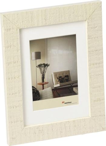 walther+ design HO520W vymeniteľný fotorámček Formát papiera: 20 x 15 cm  biela, béžová
