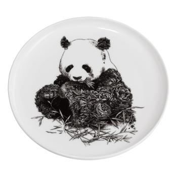 Biely porcelánový tanier Maxwell & Williams Marini Ferlazzo Panda, ø 20 cm