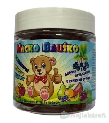 Macko Bruško multivitamínové želatínové medvedíky 1x210 g