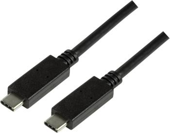 LogiLink #####USB-Kabel #####USB 3.2 Gen1 (USB 3.0 / USB 3.1 Gen1) #####USB-C™ Stecker, #####USB-C™ Stecker 50.00 cm čie