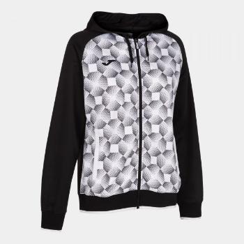 SUPERNOVA III ZIP-UP HOODIE BLACK WHITE L