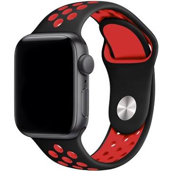 Eternico Sporty na Apple Watch 42 mm/44 mm/45 mm  Cool Lava and Black (AET-AWSP-LaBl-42)
