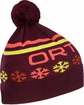 Ortovox Nordic Knit Beanie Dark Wine UNI Lyžiarska čiapka